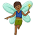 🧚🏾‍♂️ man fairy: medium-dark skin tone display on Samsung